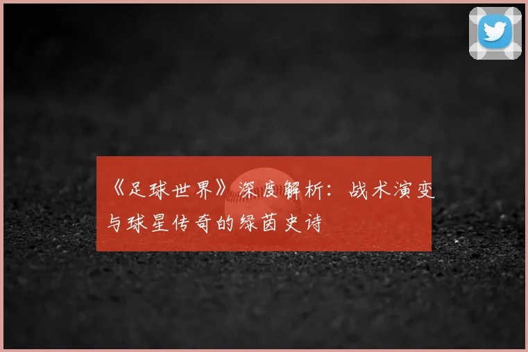 《足球世界》深度解析:战术演变与球星传奇的绿茵史诗